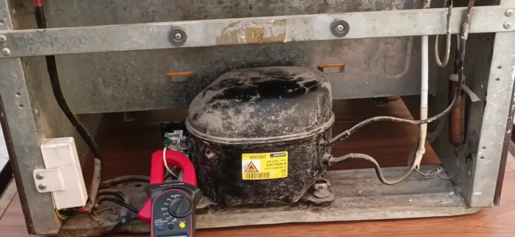 Referigerator before repair